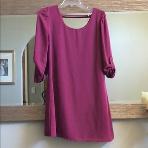 Speecklers Burgundy Dress